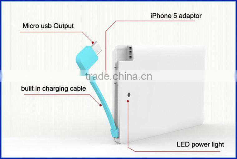 Portable travel charger battery charger for phone aa battery charger