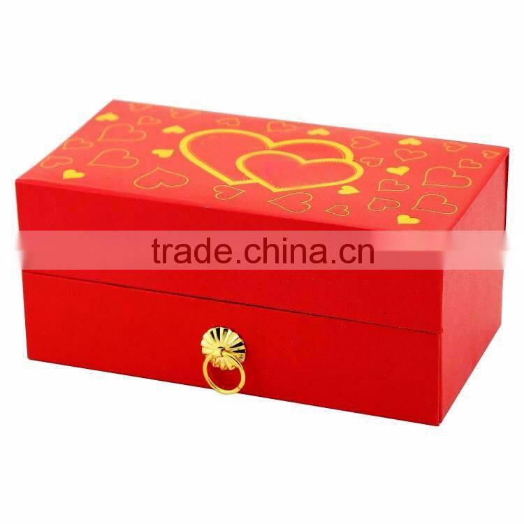 Customized Alibaba China Factory Luxury Paper Chocolate Boxes With Elegant Drawer.
