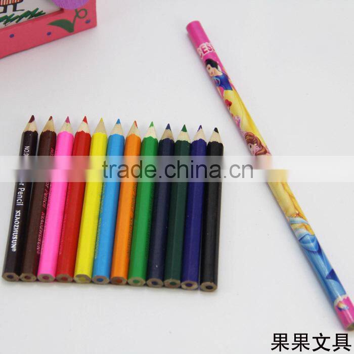 HB color pencil , short neon color pencil