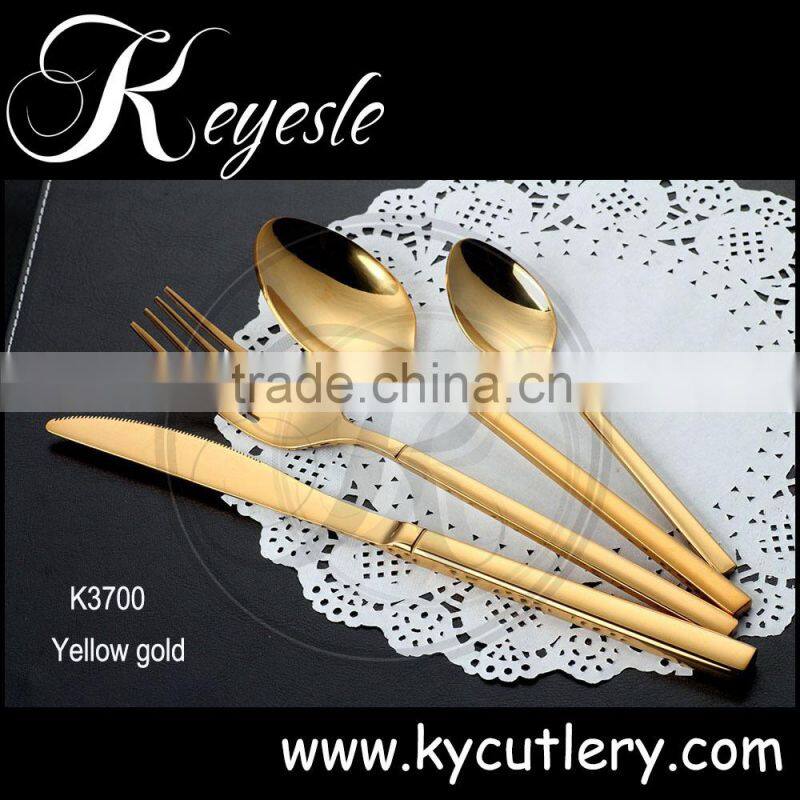 72pcs silver cutlery set,spoon and fork wedding gift