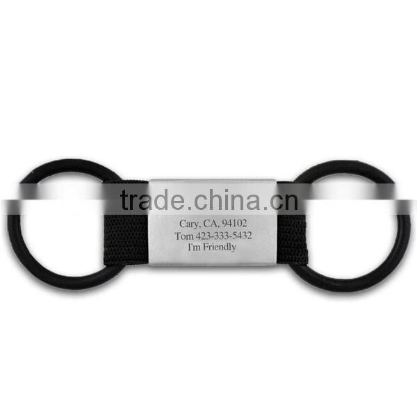 cute pet id tag silicone metal engrave stainless steel pet id