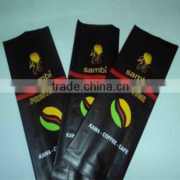 High quality aluminium coffee bags with zip lock