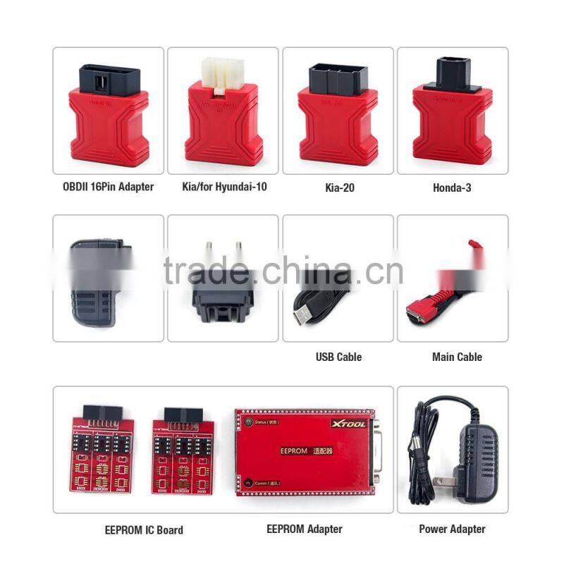 Newly 2016 Top Selling 100% Original XTOOL X-100 PAD Auto Key Programmer with EEPROM Adapter Support Special Functions X100 PAD