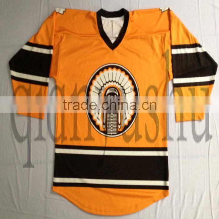 Wholesale european sublimated team set custom ice hockey jersey china