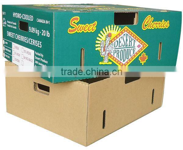 High Quality colored corrugated boxes