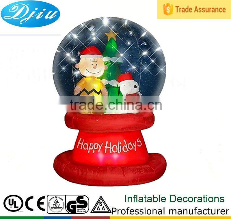 DJ-B-109 outdoor large wholesale clear plastic christmas ball ornaments deer decor