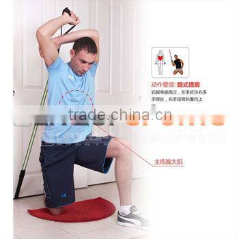 Gym ball, fitness step, yoga set, pum in yoga set