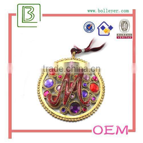 Christmas Metal souvenir custom logo keychain
