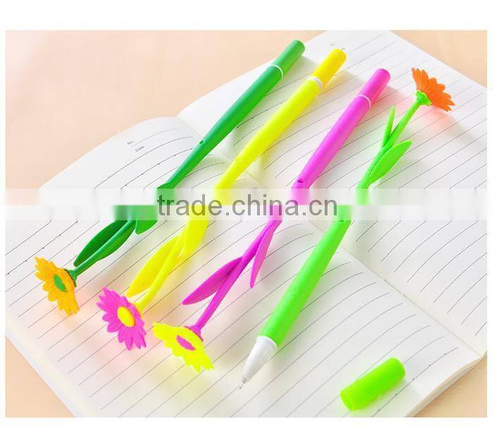 Creative Product Hot Sale Cheap Flower Shape Gel Pen