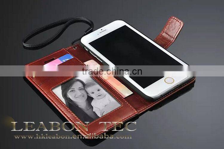new Alibaba China Supplier Leather Wallet Case for Mobile Phone