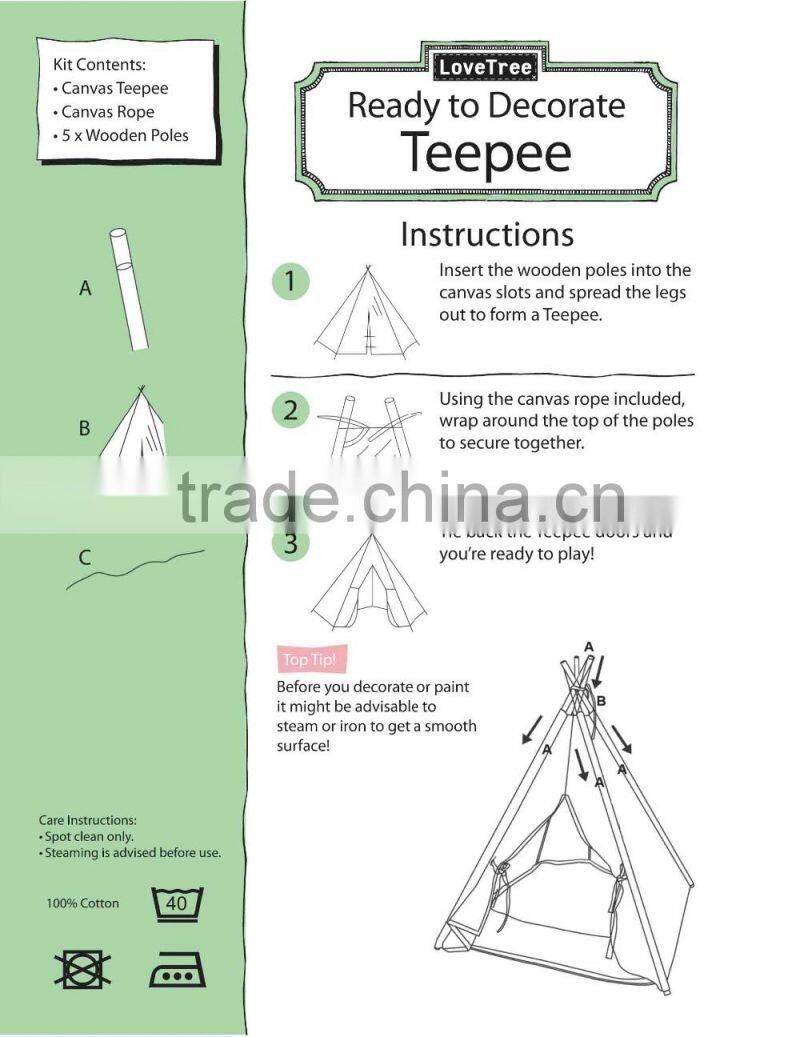 Babymatee NEW DESIGN 2016 Children Playing House POLYSTER KIDS PLAYING HOUSE TENT