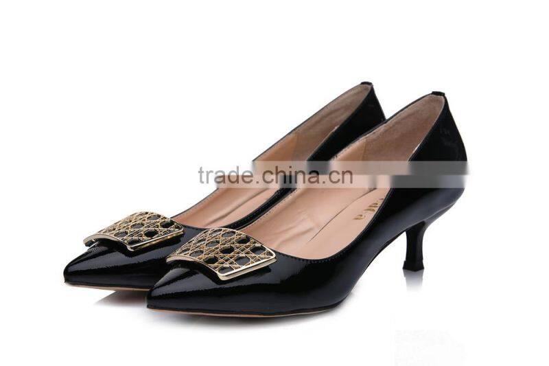 2015 Guangzhou factory real leather summer boots wedge women shoes