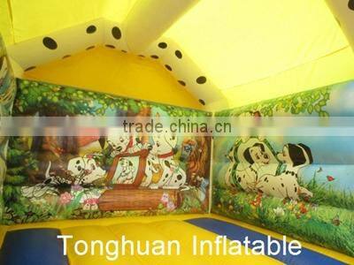 cheap new style inflatable slide/ inflatable hippo with pool