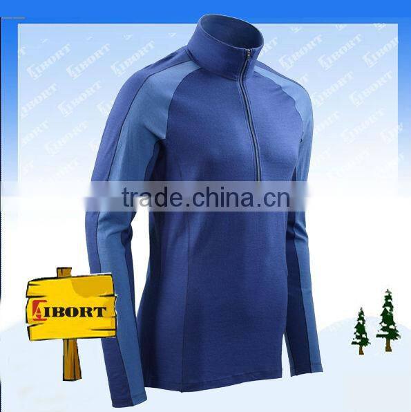 JHDM-2211 mens 1/2 zipper elastane fiber pullover