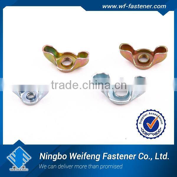 manufacturing high quality nut popular fastener products thread rod with wing nut made in china