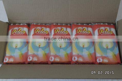 basic household table Candle white candle 90g and 120g