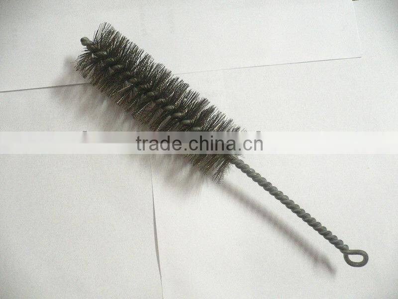Steel wire tube brush