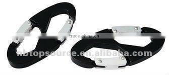 Hot Sale Mini Cheap Aluminum Super Portable Pocket School Kids Colorful Cute Carabiner with Compass for promotion