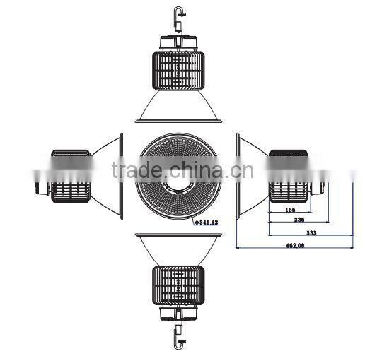 Lumileds Meanwell Driver Highbay Lighting 200W Industrial LED Light