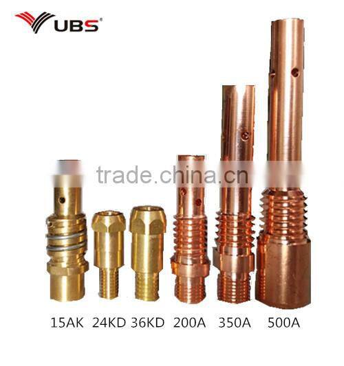 Welding torch contact tip holder screw outside panasonic 350A