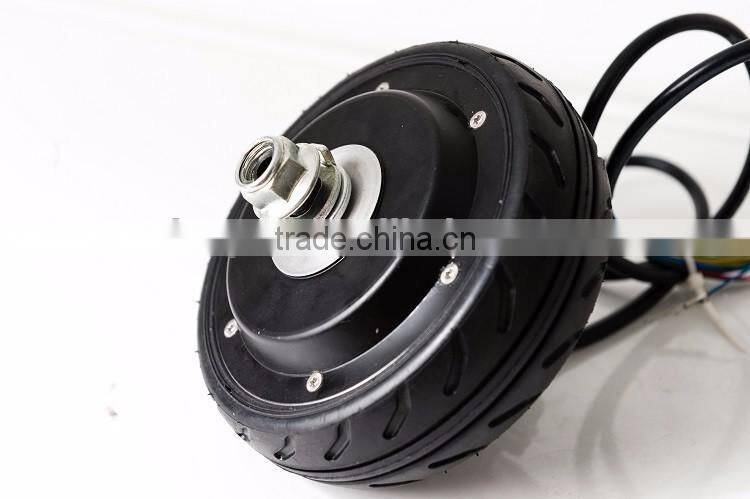 6 inch hub motor brushless gearless dc with drum brake