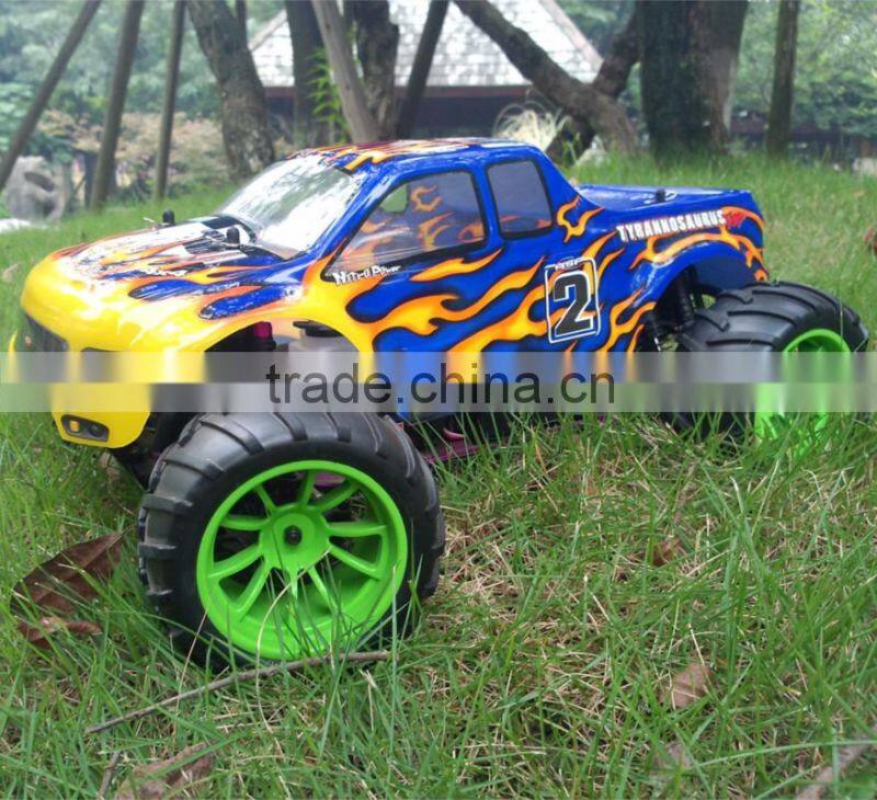 2016 new product 1/10th scale 2.4G HSP 94108 high speed off-road RC nitro monster truck 4x4