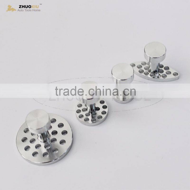 4 Hail PAINTLESS dent REPAIR Aluminum GLUE puller Tabs,TAB-4A