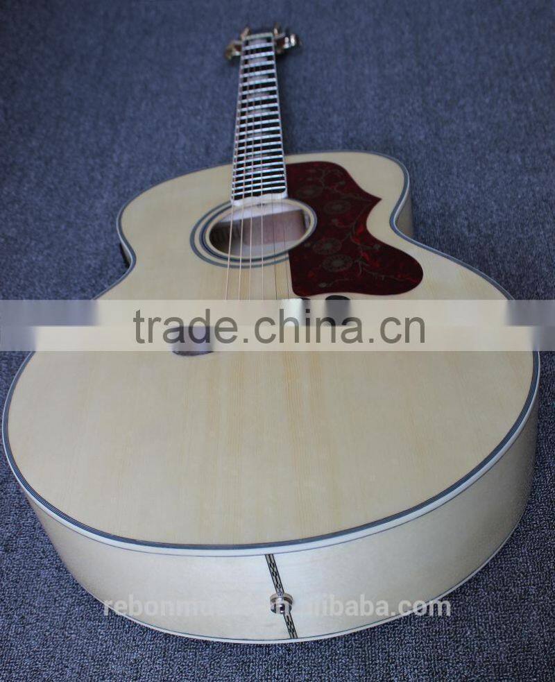 Weifang Rebon j200 type acoustic electric guitar with fishman EQ