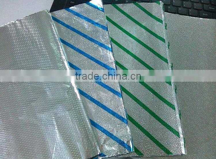 colorful embossed pop-up aluminium foil sheet for airline with high quality