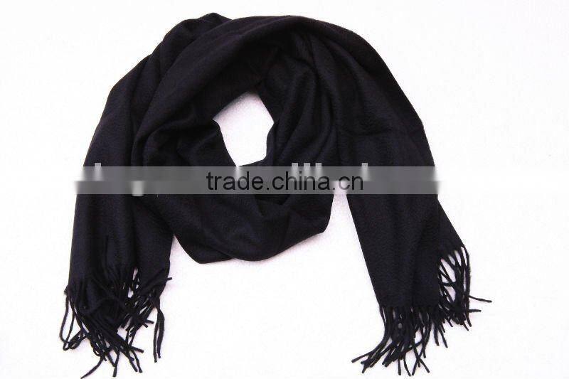 SD02-057 CLASSICAL WOOL PLAIN SCARF