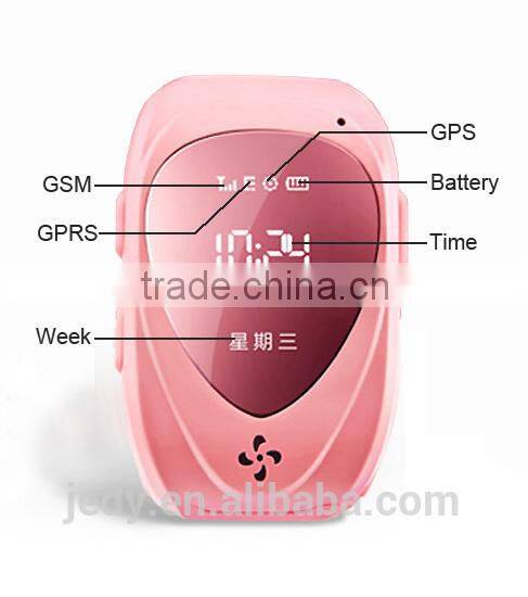 BTW-G7 Latest kids GPS smart watch GPS chip: MTK3326 SOS call elelctronic fence history track two way communication