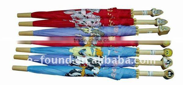 Wooden Auto Children Umbrella