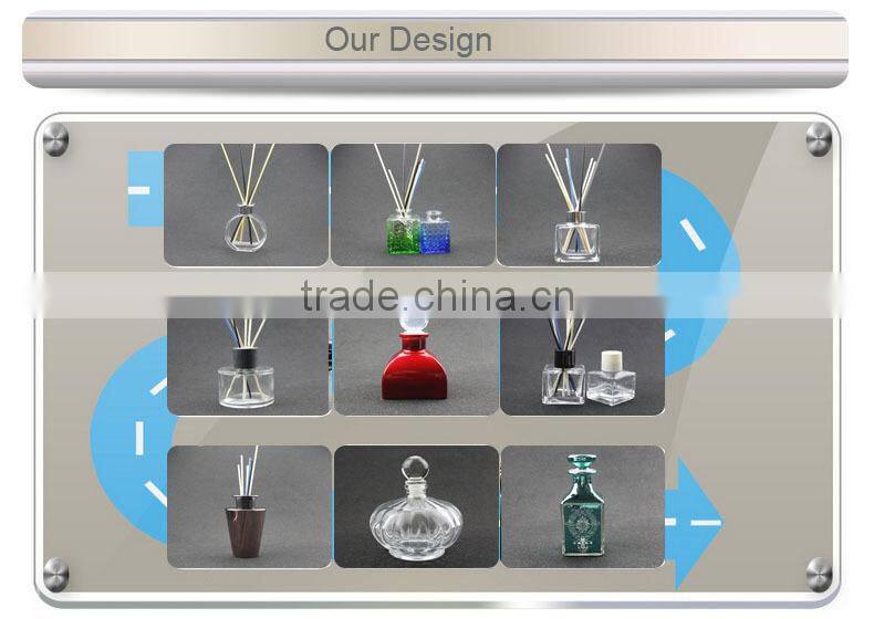 wholesale decorative glass perfume reed diffuser bottle