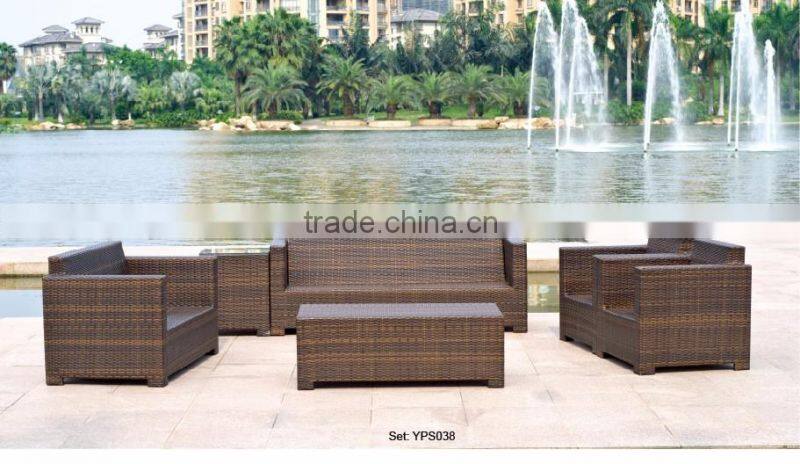00 indoor living room furniture simple style comfortable leisure rattan sofa set YPS038