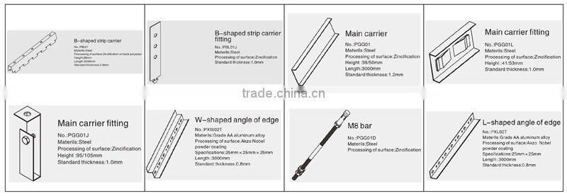 Modern B Shaped Aluminum Metal Strip Ceiling Panel