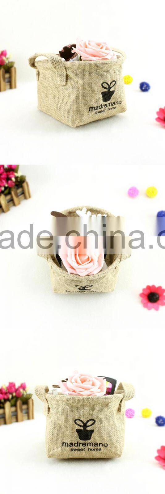 shopping bags jute/promotional jute wine bottle bag/promotion jute shopping bag