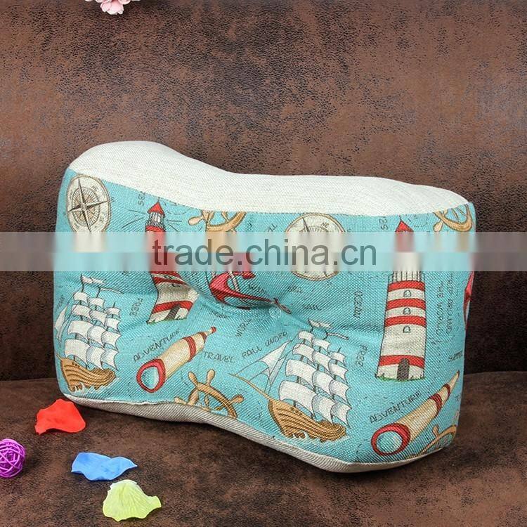 2015 new ocean series cartoon lighthouse sea anchor sailing boat waist cushion cover home decor pillow