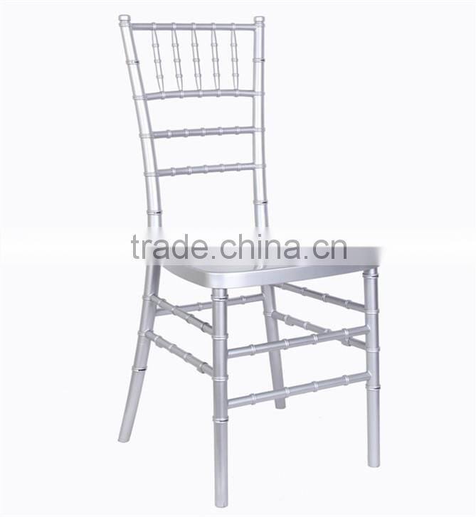 silver resin chiavari chairs