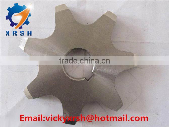 Double pitch stainless steel chain and sprocket 25.4*7T