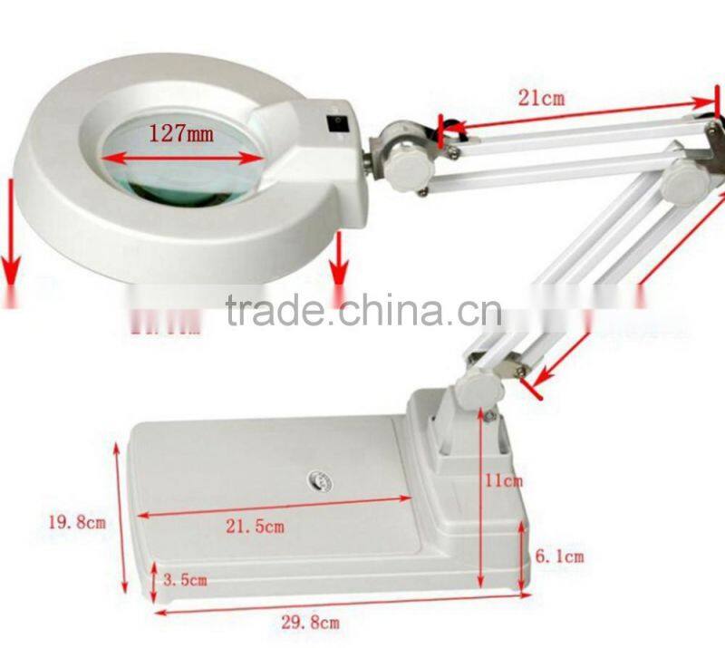 FT-86C LED Light Magnifier Workbench Lamps Magnifying Reading Light