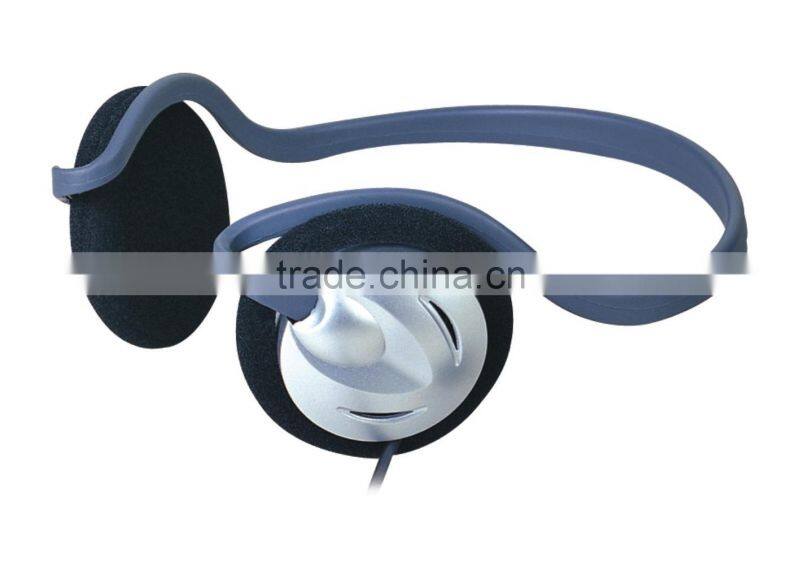 cheap back neck airline headphone suit for train/bus/airline