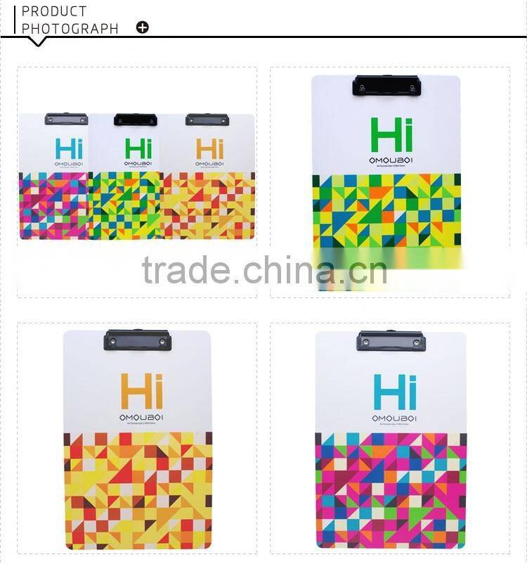 Eco-friendly PP Printed Hanging Menu File Clip Board