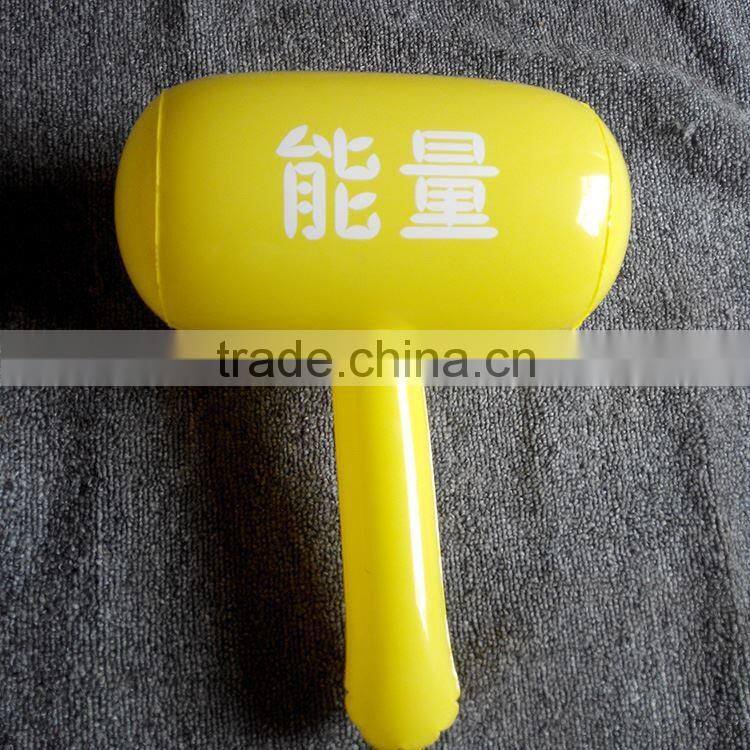 full print toy hammer inflatable wood mallet toy
