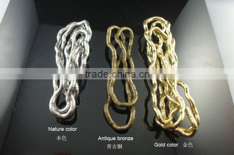 stainless steel snake necklace