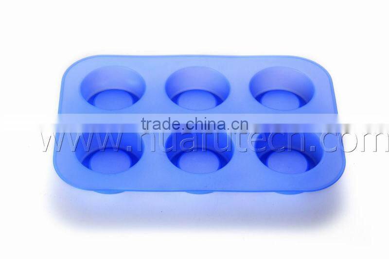 6cups Food Grade Silicone Cake Pan