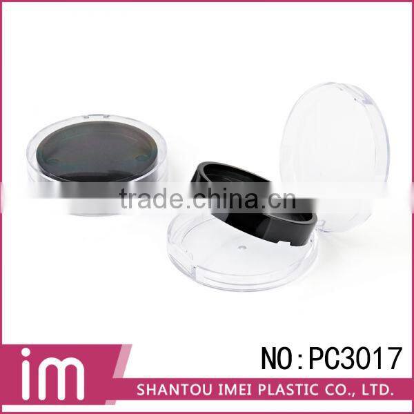 transparent cheap empty cosmetic loose powder case