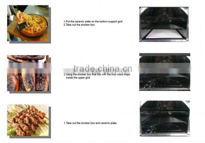 BBQ meat smoker machine(DPOA) GARDENSUN 16,000BTU with CE,CSA,AGA,ISO