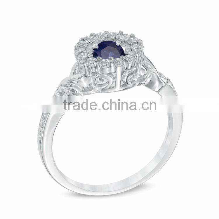 handmade silver rings jewellery for women with dancing stone
