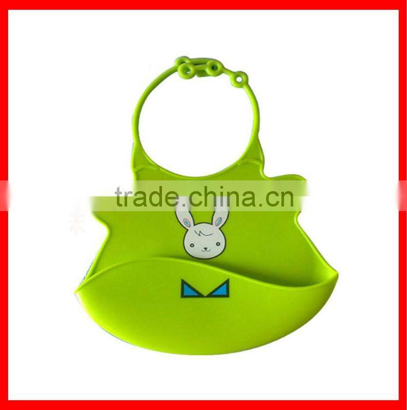 FDA LFGB Approved Silicone Baby Bandana Bibs