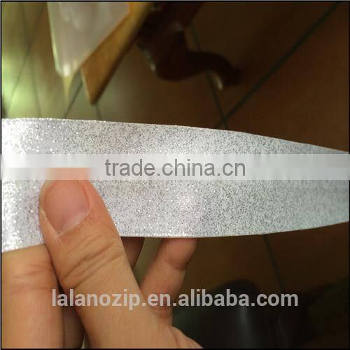 NO.5 Closed end nylon zipper rolls sparking white zipper